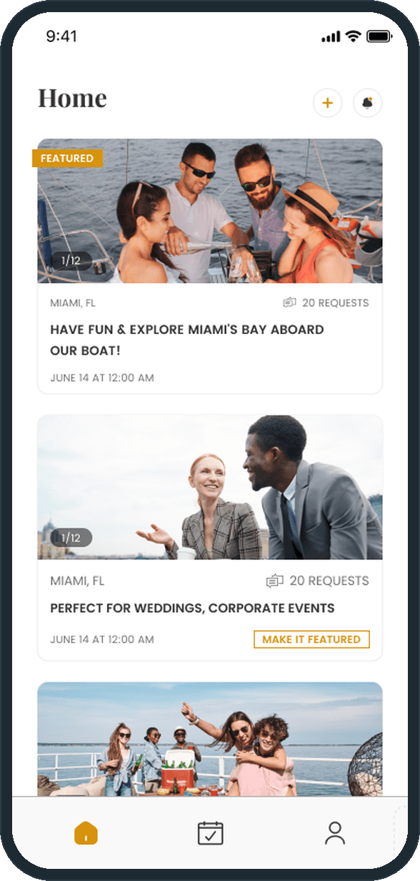 Yachtzy: How does an owner handle requests and fill the boat?